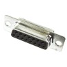 ITT Cannon 15 Way Straight 2.77 mm Pitch Panel Mount D-Sub Connector with 120 in Through Hole Female 119998-2836