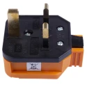 Masterplug 13A 250V UK Mains Plug Orange Thermoplastic Cable Screw Termination HDPT13O-01