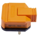 Masterplug 13A 250V UK Mains Plug Orange Thermoplastic Cable Screw Termination HDPT13O-01