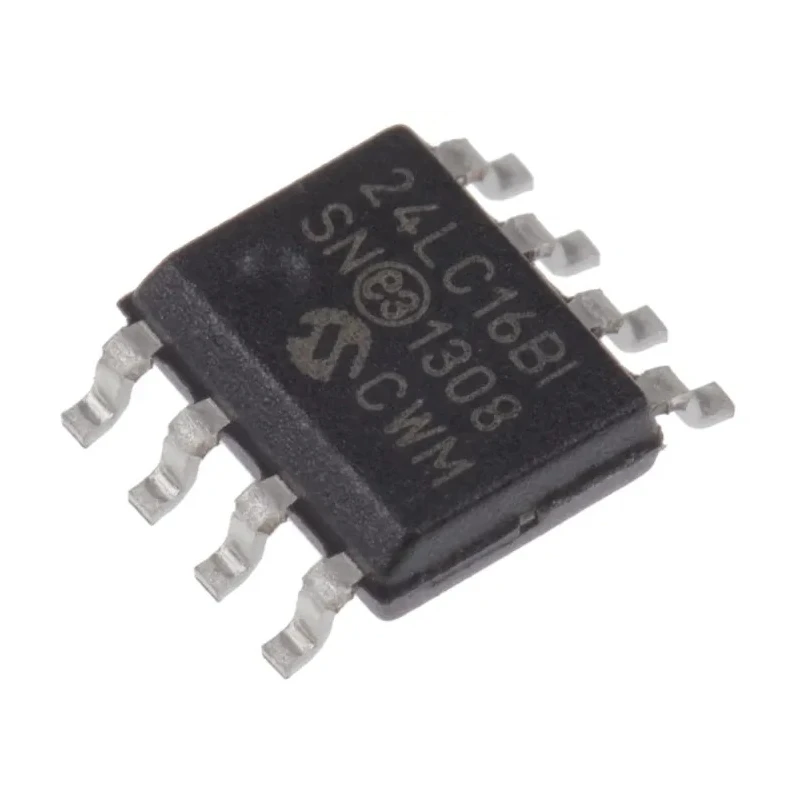 Microchip 16 kB Serial EEPROM 900 ns 8-Pin SOIC Serial-I2C 24LC16B-I/SN
