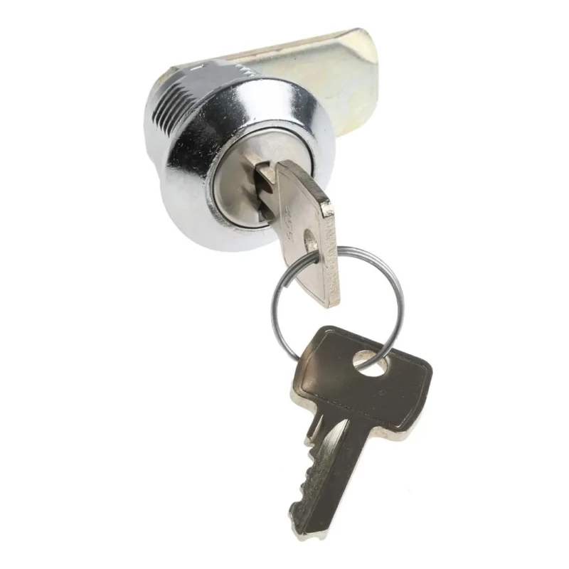 Euro-Locks a Lowe & Fletcher group Company Black Plastic Die Cast Zinc Keyed Camlock 16 mm Panel-to-Tongue F328-03-2 (455E)