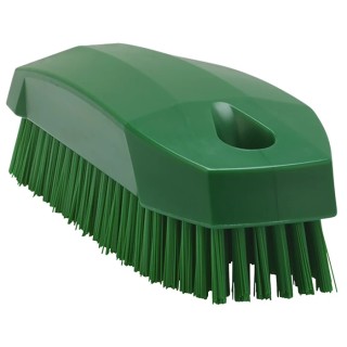 Vikan Hard Bristle Green Scrubbing Brush with 17 mm Polyethylene Terephthalate Bristle Length 64402