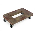 RS PRO Plastic Dolly, 350 kg Load Capacity, Plastic Platform with 75 mm Diameter Swivel Castors, 405mm W x 610mm L 389-0014