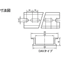 Toyogiken Aluminium Perforated Slotted DIN Rail 1 m x 35 mm x 10 mm DAV4-1000