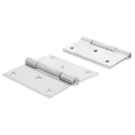 Pinet Stainless Steel Butt Hinge with Removable Pin, Screw Fixing, 80 mm x 80 mm x 2.5 mm 330-8307