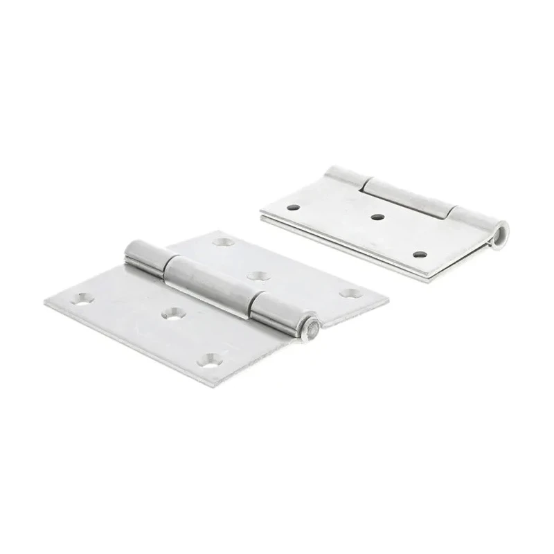 Pinet Stainless Steel Butt Hinge with Removable Pin, Screw Fixing, 80 mm x 80 mm x 2.5 mm 330-8307