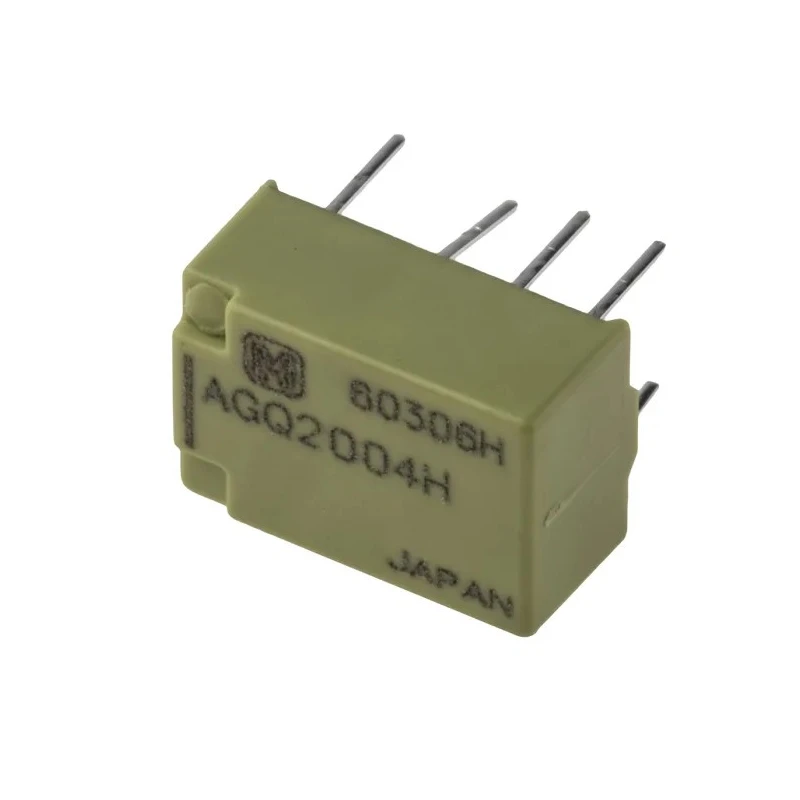 Panasonic Signal Relay, PCB Mount, 4.5V DC Coil, 1A Switching Current, DPDT Contact Configuration AGQ2004H