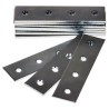 RS PRO Zinc-Plated Steel Flat Straight Bracket 4 Hole 76x76x19 mm 397-5014