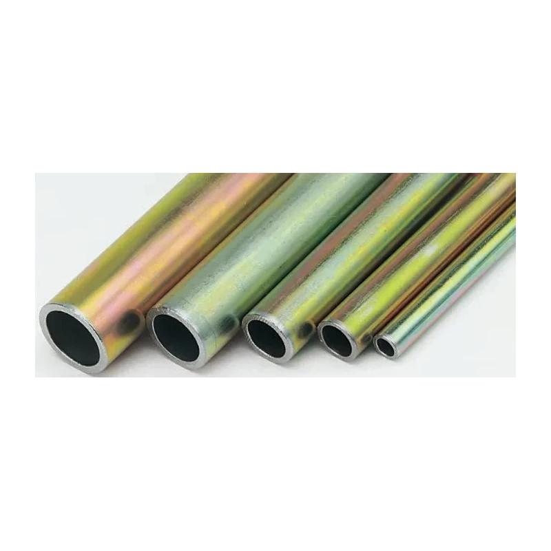 RS PRO Zinc Plated Steel Hydraulic Tubing 9 mm ID 12 mm OD 1.5 mm Thickness 2 m Length 345 bar Pressure Model 400-7718