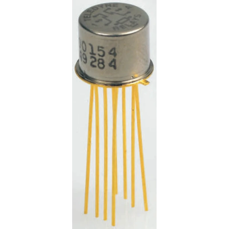 Teledyne RF PCB Relay 5V DC Coil, 450mW, DPDT, Gold Plated Contacts, RoHS Compliant ER412-5A