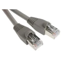 RS PRO Cat5e Ethernet Cable 1 m Grey RJ45 Male to RJ45 Male STP PVC 400-9635