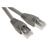 RS PRO Cat5e Ethernet Cable 1 m Grey RJ45 Male to RJ45 Male STP PVC 400-9635