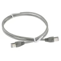 RS PRO Cat5e Ethernet Cable 1 m Grey RJ45 Male to RJ45 Male STP PVC 400-9635