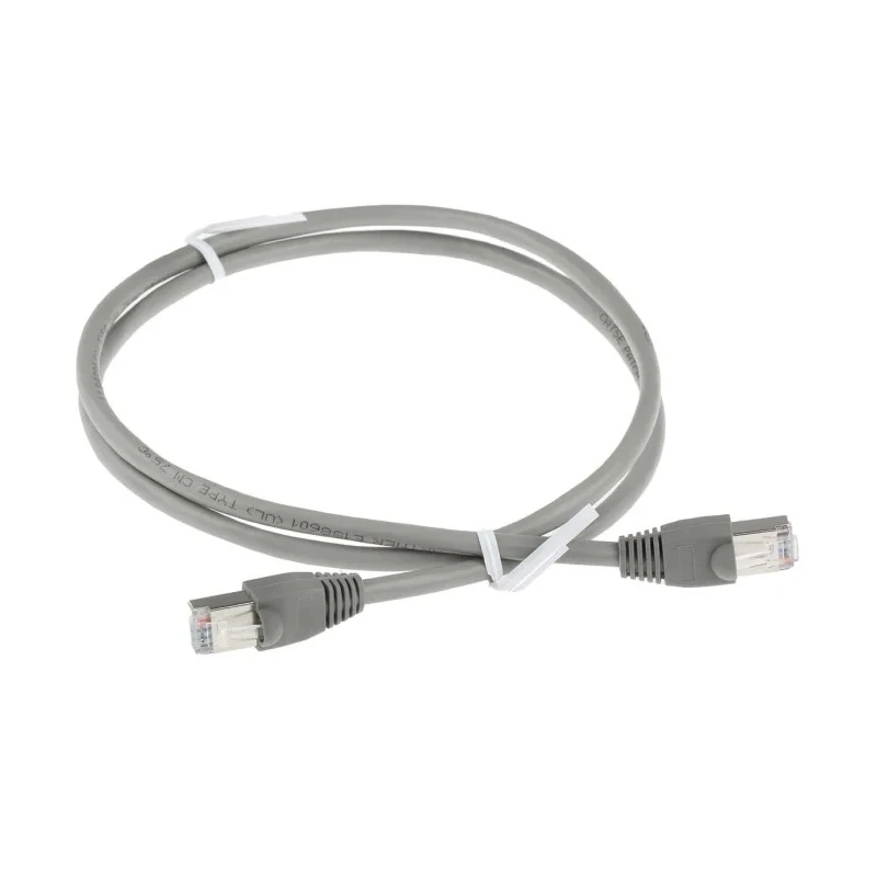 RS PRO Cat5e Ethernet Cable 1 m Grey RJ45 Male to RJ45 Male STP PVC 400-9635