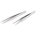 Lindstrom Stainless Steel Pointed ESD Safe Tweezer Set 115mm 2-Piece 9859