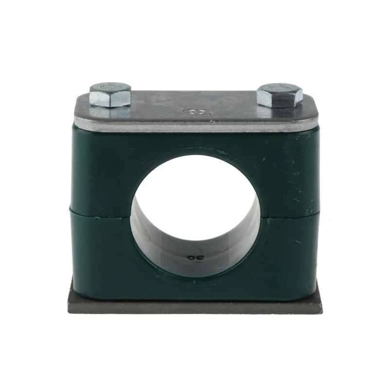 RS PRO Polypropylene Tube Clamp for 30 mm OD Tube, Clamp Spacing 1.5 m, Operating Temperature -30°C to 90°C 414-1492
