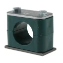 RS PRO Polypropylene Tube Clamp for 30 mm OD Tube, Clamp Spacing 1.5 m, Operating Temperature -30°C to 90°C 414-1492