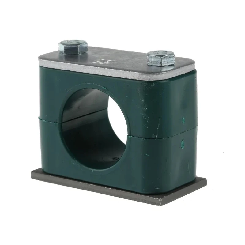 RS PRO Polypropylene Tube Clamp for 30 mm OD Tube, Clamp Spacing 1.5 m, Operating Temperature -30°C to 90°C 414-1492