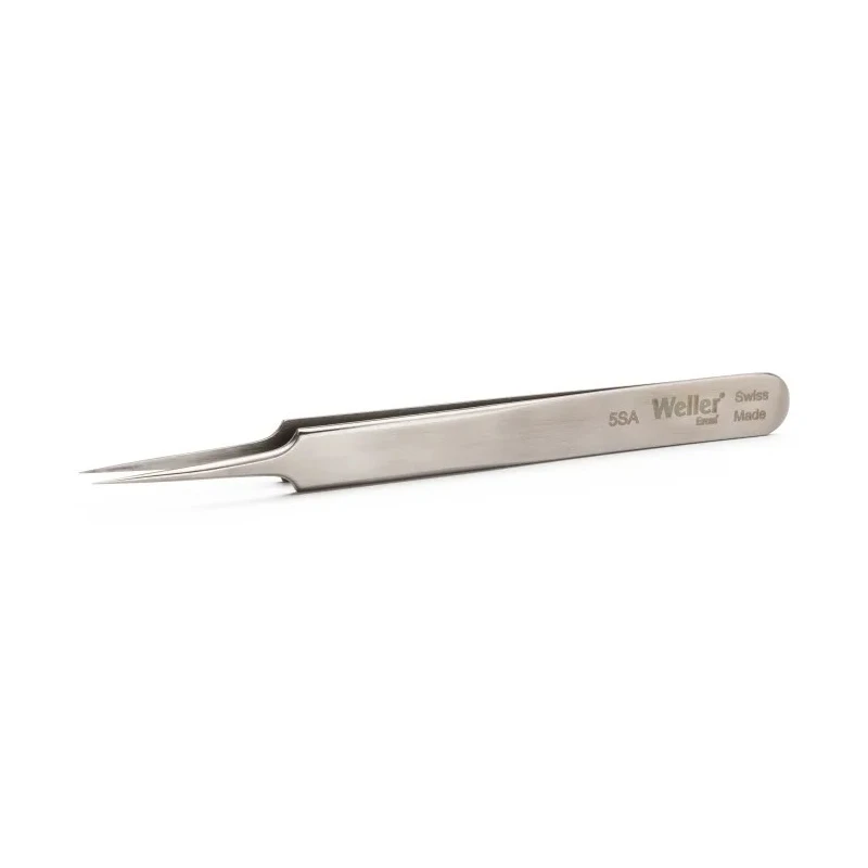 Weller Erem 115mm Stainless Steel Pointed Tweezer Anti-Magnetic Acid-Resistant UPC 5SA