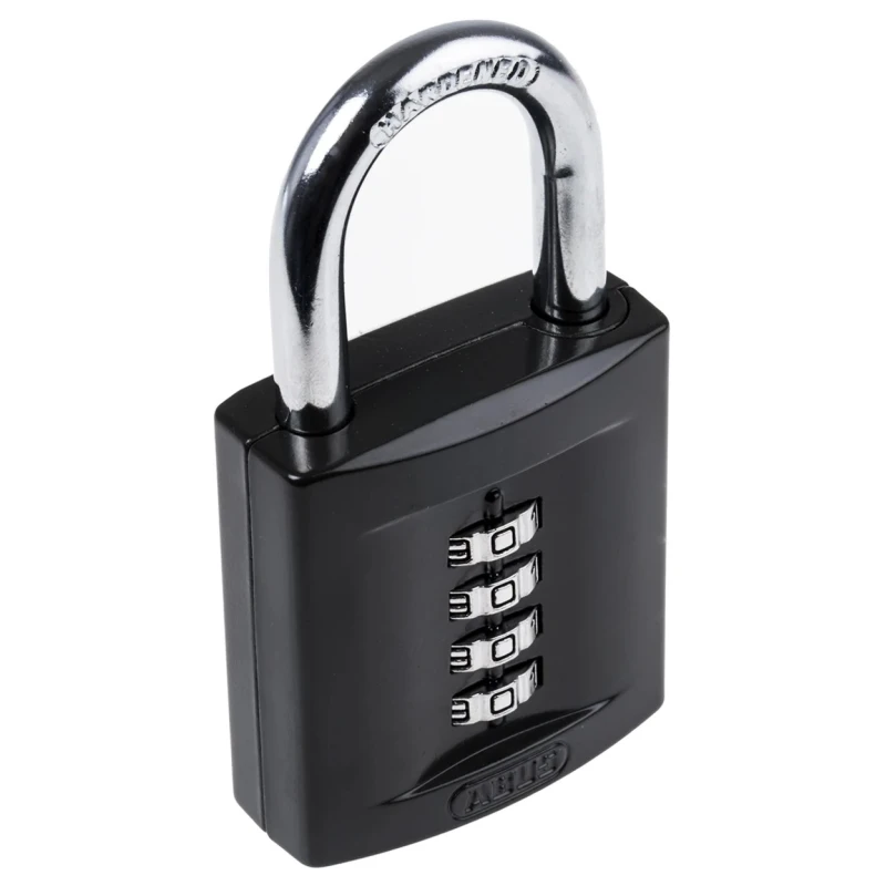 ABUS Steel Weatherproof Combination Padlock 8 mm Shackle Diameter 34 mm Shackle Length 52 mm Body Width XR0158 50