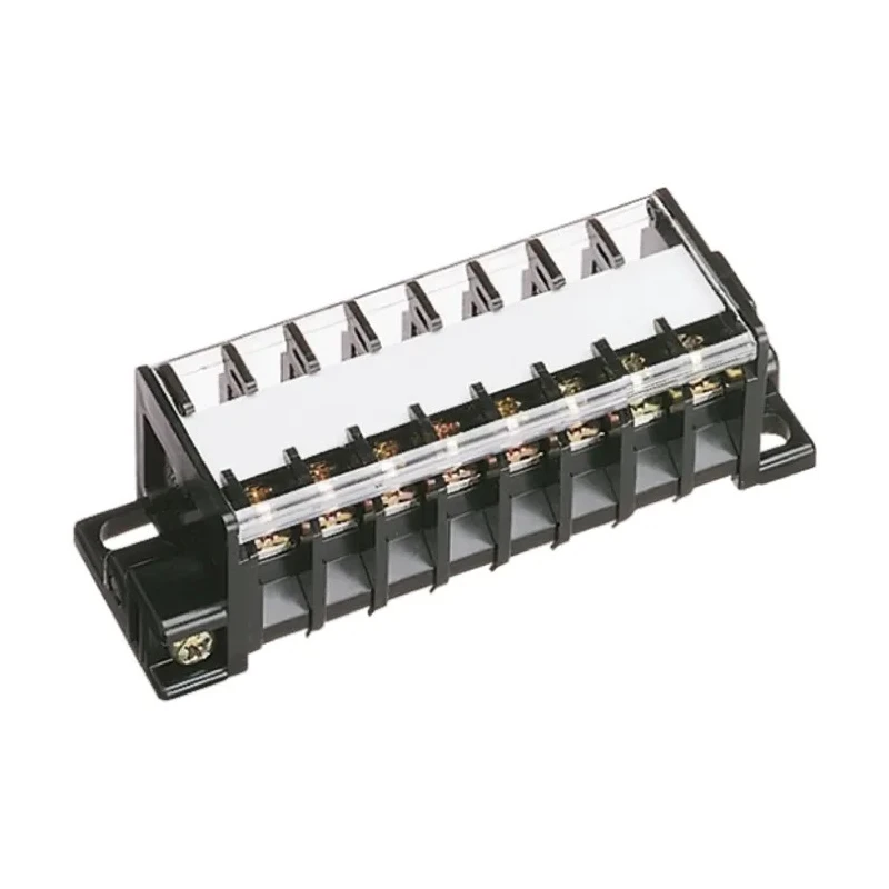 Toyogiken Barrier Strip Terminal Block 16 Contacts 7 mm Pitch 2 Rows 250V 15A RTK-10M-8P
