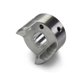 Ruland Flexible Coupler 25 mm OD, 10 mm Bore, 35.3 mm Length, Aluminium, No Keyway Bore MJS25-10-A