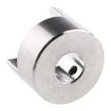 Ruland Flexible Coupler 25 mm OD, 10 mm Bore, 35.3 mm Length, Aluminium, No Keyway Bore MJS25-10-A