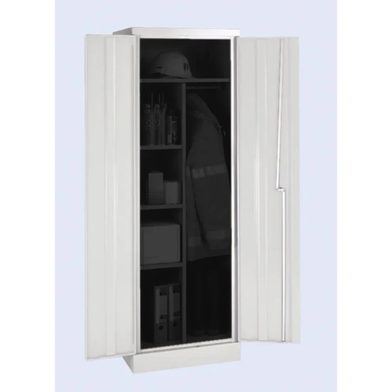 RS PRO 2 Door Steel Floor Standing Storage Cabinet 1.82 m Height 615 mm Width 505 mm Depth 405-2897