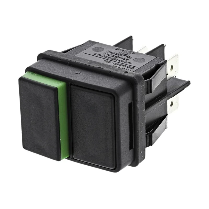 RS PRO Push Button Switch Latching Panel Mount DPDT 30.8 mm Cutout IP40 1.5 kV AC 16A 120°C 432-0623