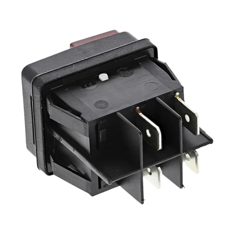 RS PRO Push Button Switch Latching Panel Mount DPDT 30.8 mm Cutout IP40 1.5 kV AC 16A 120°C 432-0623