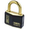ABUS Keyed Brass Safety Padlock Weatherproof with 6.5 mm Shackle Diameter and 43 mm Body Width T84MB/40 KA 8401 Black