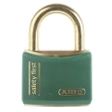 ABUS Keyed Brass Safety Padlock Weatherproof, 6 mm Diameter x 23 mm Length Shackle, 40 mm Body Width XR0084T40KA3