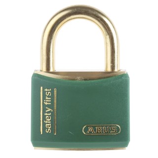 ABUS Keyed Brass Safety Padlock Weatherproof, 6 mm Diameter x 23 mm Length Shackle, 40 mm Body Width XR0084T40KA3