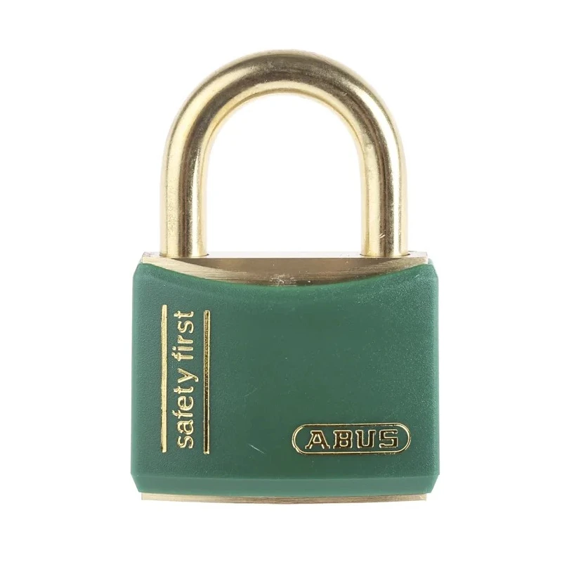 ABUS Keyed Brass Safety Padlock Weatherproof, 6 mm Diameter x 23 mm Length Shackle, 40 mm Body Width XR0084T40KA3
