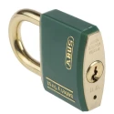ABUS Keyed Brass Safety Padlock Weatherproof, 6 mm Diameter x 23 mm Length Shackle, 40 mm Body Width XR0084T40KA3