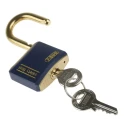 ABUS Keyed Brass Weatherproof Safety Padlock 6 mm Shackle Diameter 40 mm Body Width XR0084T40KA6