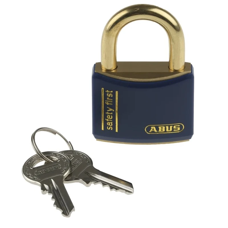 ABUS Keyed Brass Weatherproof Safety Padlock 6 mm Shackle Diameter 40 mm Body Width XR0084T40KA6
