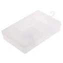 RS PRO 5 Cell Transparent Polypropylene Compartment Box, 40 mm Height x 181 mm Width x 125 mm Depth 435-0214