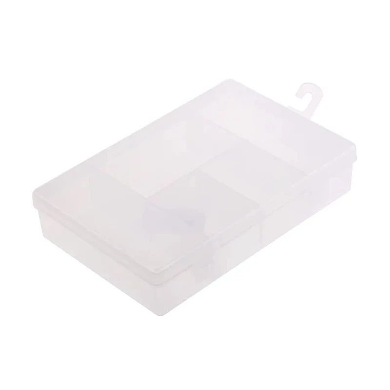 RS PRO 5 Cell Transparent Polypropylene Compartment Box, 40 mm Height x 181 mm Width x 125 mm Depth 435-0214