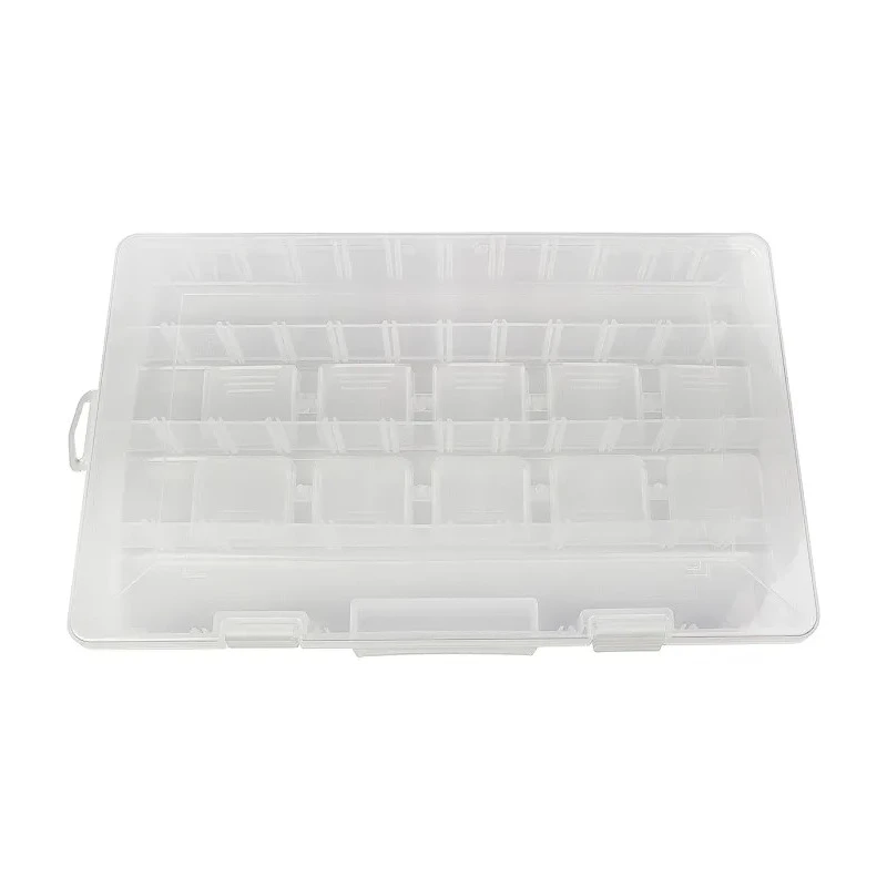 RS PRO Adjustable Compartments 23 Cell Polypropylene Compartment Box, 47.63 mm x 355.6 mm x 228.6 mm 435-0236