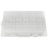 RS PRO Adjustable Compartments 23 Cell Polypropylene Compartment Box, 47.63 mm x 355.6 mm x 228.6 mm 435-0236