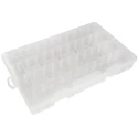 RS PRO Adjustable Compartments 23 Cell Polypropylene Compartment Box, 47.63 mm x 355.6 mm x 228.6 mm 435-0236