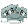 WAGO 281 Series Feed Through Terminal Block Grey, 4mm² Cable CSA, 3 Positions, 1-Level Cage Clamp 281-631