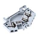 WAGO 281 Series Feed Through Terminal Block Grey, 4mm² Cable CSA, 3 Positions, 1-Level Cage Clamp 281-631