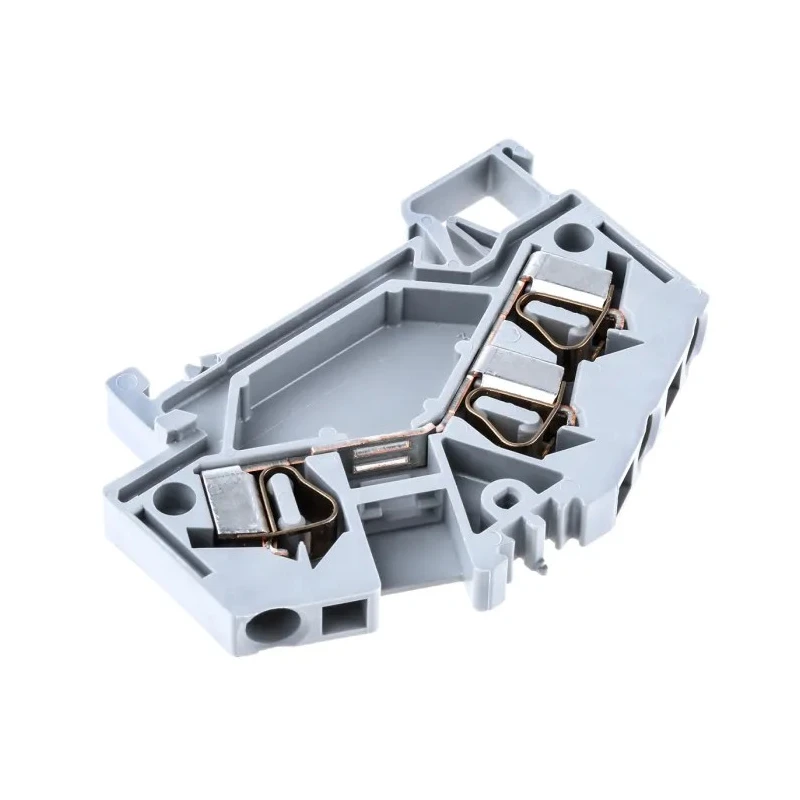 WAGO 281 Series Feed Through Terminal Block Grey, 4mm² Cable CSA, 3 Positions, 1-Level Cage Clamp 281-631