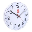 RS PRO White Analogue Wall Clock 300 mm Diameter Plastic Case Shatterproof 1 AA Battery 440-9568