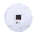 RS PRO White Analogue Wall Clock 300 mm Diameter Plastic Case Shatterproof 1 AA Battery 440-9568