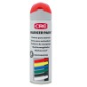 CRC 500 ml Red Fluorescent Spray Paint Water-Based High-Visibility Marker Paint 10155