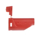 Schutzinger Red Male Banana Plug 4 mm Connector Screw Termination 16A 30VAC 60VDC Nickel Plating FK15S RED