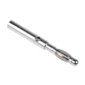 Schutzinger Red Male Banana Plug 4 mm Connector Screw Termination 16A 30VAC 60VDC Nickel Plating FK15S RED